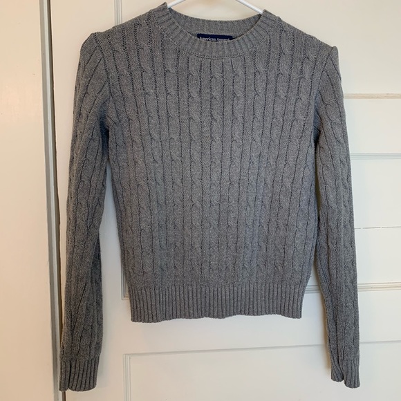 American Apparel Sweaters - American apparel grey cable knit sweater American Apparel Sweaters - American apparel grey cable knit sweater
